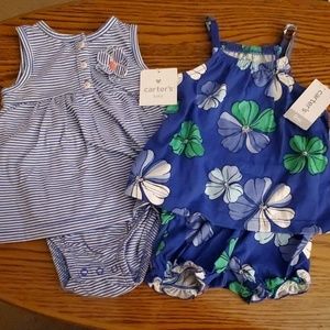 Carter's 6-9 Month Girl Outfits